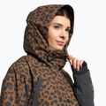 Куртка сноубордична жіноча 4F KUDS002 brown allover 4