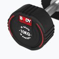 Гантеля гумова Body Sculpture TPU BW 133 10 kg black 5