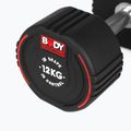Гантеля гумова Body Sculpture TPU BW 133 12 kg black 5