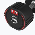 Гантеля гумова Body Sculpture TPU BW 133 16 kg black 5