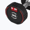 Гантеля гумова Body Sculpture TPU BW 133 4 kg black 5