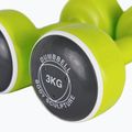 Гантелі вінилові Body Sculpture Smart Bw 108D lime 4