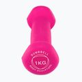 Гантеля гумова Body Sculpture BW 513 z PVC 1 kg pink 3
