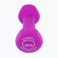 Гантеля гумова Body Sculpture BW 513 z PVC 2 kg purple 3