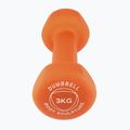 Гантеля гумова Body Sculpture BW 513 z PVC 3 kg orange 3