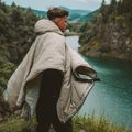 Пончо OFFLANDER утеплене Водонепроникне сіре 9