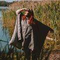 Пончо OFFLANDER водонепроникне сіре 7
