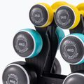 Набір гантелей зі стійкою Body Sculpture Smart Bw 108Dt 24 kg yellow/blue/black 2