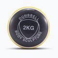 Набір гантелей зі стійкою Body Sculpture Smart Bw 108Dt 24 kg yellow/blue/black 6
