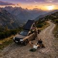 Намет даховий двомісний OFFLANDER Triangle Slim Wolf black 12
