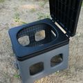 Туалет туристичний OFFLANDER Portable Folding Camping Toilet black 3