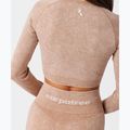 Лонгслів для тренувань жіночий Carpatree Yasmine Seamless beige stone wash 5