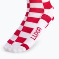 Велошкарпетки Luxa Squares біло-червоні LUAMSSQRS 4