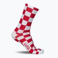 Велошкарпетки Luxa Squares біло-червоні LUAMSSQRS