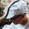 Шапка велосипедна під шолом Luxa Classic Stripe біло-чорна LULOCKCSW 2