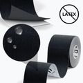 Стрічка для кінезіотейпування DrTape Kinesiology Tape black 3