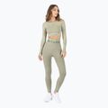 Топ лонгслів тренувальний жіночий MITARE Push Up Max Crop Top зелений K084 2