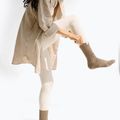 Жіночі шкарпетки JOYINME Ground Yourself taupe brown 2