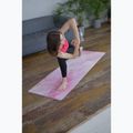 Килимок для йоги/фітнесу FORCEBAND Gold Pink 4 мм pink/gold 4
