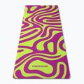 Килимок для йоги/фітнесу FORCEBAND Abstract Violet 4 мм violet/lime 2