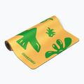 Килимок для йоги/фітнесу FORCEBAND Energy Yellow 4 мм green/yellow 2