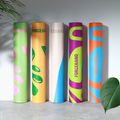 Килимок для йоги/фітнесу FORCEBAND Energy Yellow 4 мм green/yellow 3