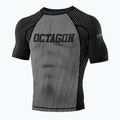 Рашгард чоловічий Octagon Enspace короткий рукав сірий 5