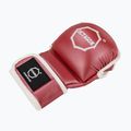 Рукавиці греплінгові Octagon Metallic MMA red 2