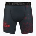 Чоловічі тренувальні шорти Octagon Legion Grunge чорний/червоний