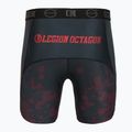 Чоловічі тренувальні шорти Octagon Legion Grunge чорний/червоний 2