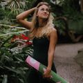 Килимок для йоги (для подорожей)  Moonholi TROPICANA TRAVEL 1,5 мм рожевий SKU-120 8