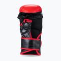 Рукавиці греплінгові DBX BUSHIDO MMA Premium чорний/червоний 3
