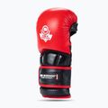 Рукавиці греплінгові DBX BUSHIDO MMA Premium чорний/червоний 4