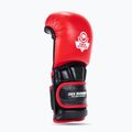 Рукавиці греплінгові DBX BUSHIDO MMA Premium чорний/червоний 9