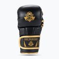 Рукавиці греплінгові DBX BUSHIDO Master MMA чорний/золотий 2