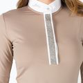 Сорочка для змагань лонгслів жіноча FERA Equestrian Stardust latte 4