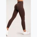Легінси тренувальні жіночі Gym Glamour Push Up Chocolate 370 6