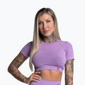 Жіноча тренувальна футболка Gym Glamour Seamless Rashguard бузковий