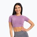 Жіноча тренувальна футболка Gym Glamour Seamless Rashguard бузковий