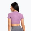 Жіноча тренувальна футболка Gym Glamour Seamless Rashguard бузковий 2