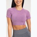 Жіноча тренувальна футболка Gym Glamour Seamless Rashguard бузковий 3