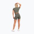 Жіночі тренувальні шорти Gym Glamour Безшовні хакі 4
