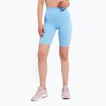 Велосипедки тренувальні жіночі Gym Glamour Push Up Baby Blue 407