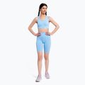 Велосипедки тренувальні жіночі Gym Glamour Push Up Baby Blue 407 2