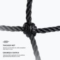 Футбольні ворота OneTeam One 300 x 200 см оцинкована сталь білий/чорний 5