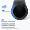 Футбольні ворота OneTeam One 300 x 200 см оцинкована сталь білий/чорний 6