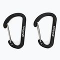 Карабіни Salewa Flat Wiregate 2 шт. чорні 00-0000034103