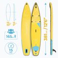 Дошка SUP AQUASTIC Touring 12'6" жовтий 18