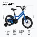 Дитячий велосипед ATTABO KNACK 14" синій 2
