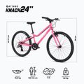 Дитячий велосипед ATTABO KNACK 24" рожевий 2